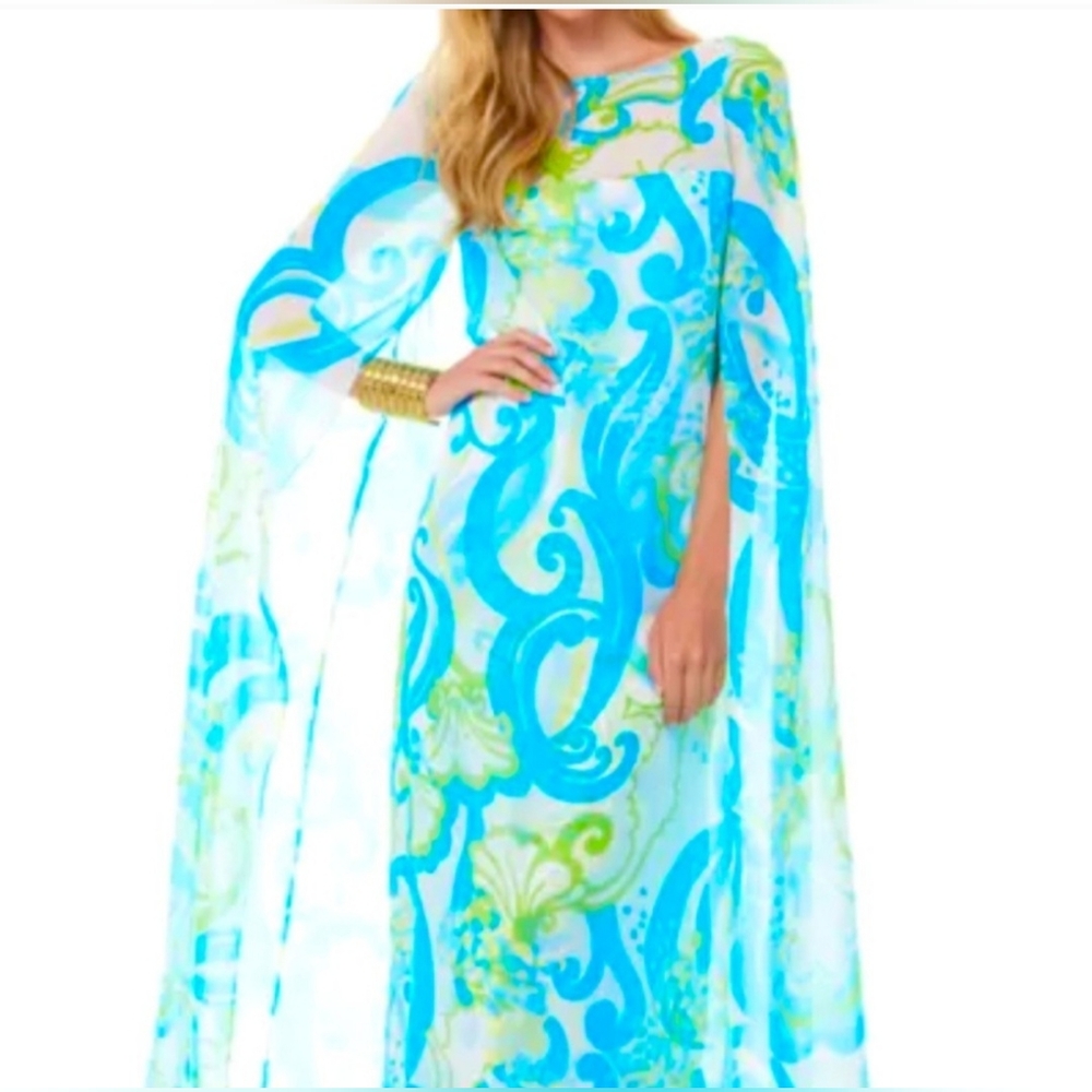 Lilly Pulitzer HTF 🦄 Kingston Maxi Caftan. Size 2. - Picture 1 of 7